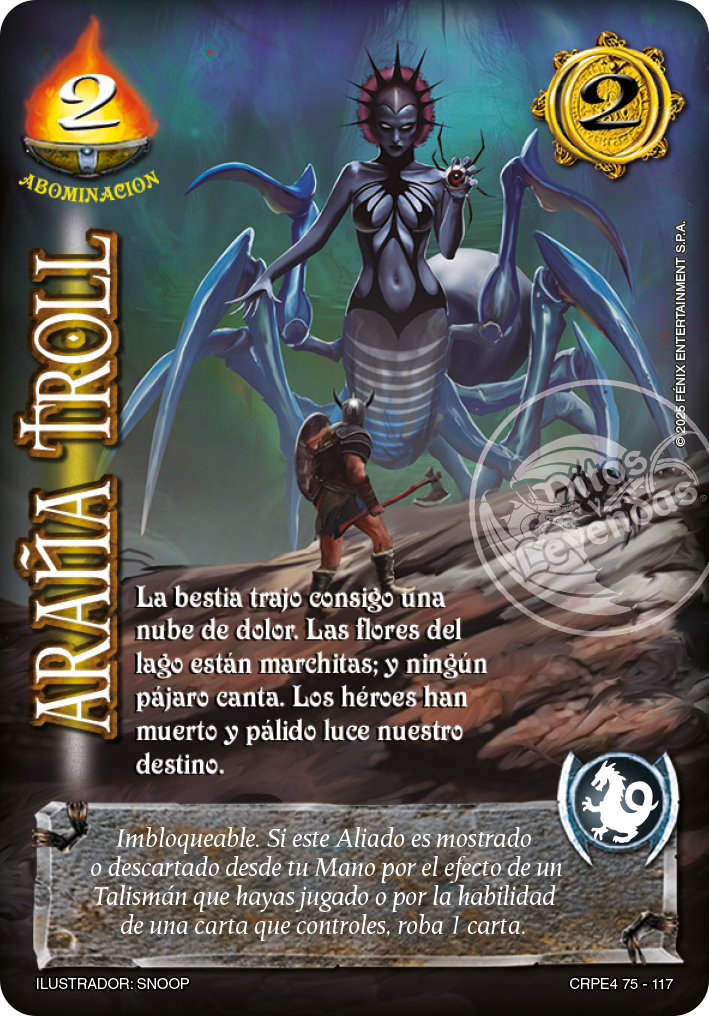 Araña Troll (Coleccion Racial Primera Era 2025)