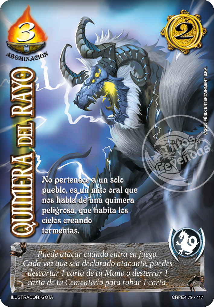 Quimera del Rayo (Coleccion Racial Primera Era 2025)
