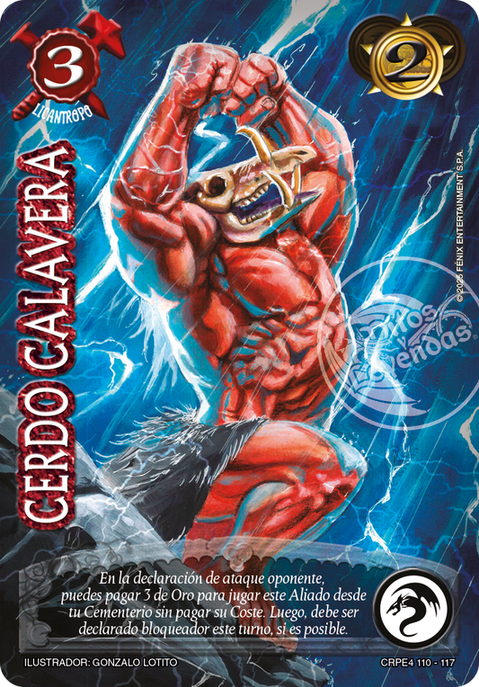 Cerdo Calavera (Coleccion Racial Primera Era 2025)