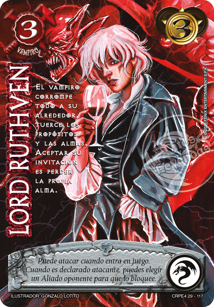 Lord Ruthven (Coleccion Racial Primera Era 2025)